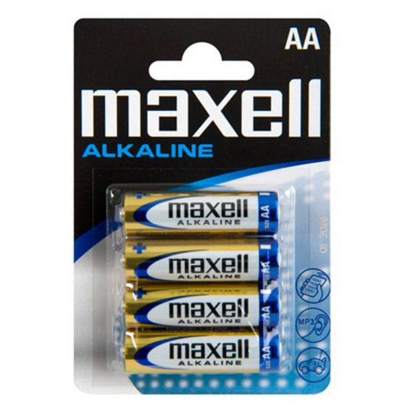 Maxell Αλκαλικές Μπαταρίες AA 1.5V 4τμχ (9044560) (MAX9044560)