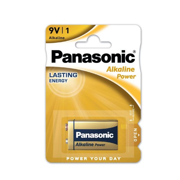 Panasonic Alkaline Power Μπαταρία 9V 1τμχ (9004704) (PAN9004704)