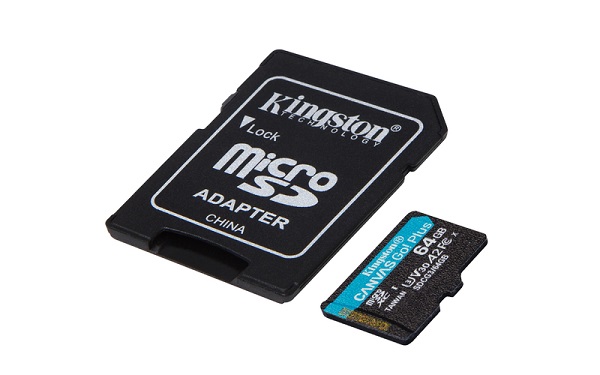 KINGSTON Memory Card MicroSD Canvas Go! Plus SDCG3/64GB