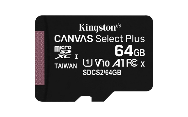 KINGSTON Memory Card MicroSD SDCS2/64GBSP
