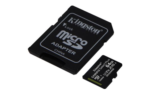 KINGSTON Memory Card MicroSD Canvas Select Plus SDCS2/64GB