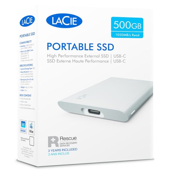 LACIE EXT. Portable SSD 500GB