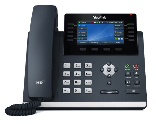 YEALINK IP PHONE SIP-T46U 16 SIP LINES POE SUPPORT