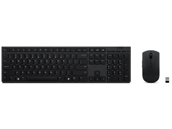 LENOVO Professional Wireless Rechargeable Combo Keyboard and Mouse