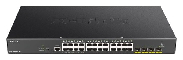 D-LINK Switch DGS-1250-28XMP 24 Gbit Port  4x10G SFP+ POE