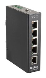 D-LINK DIS-100E-5W INDUSTRIAL 10/100 UNMANAGED SWITCH