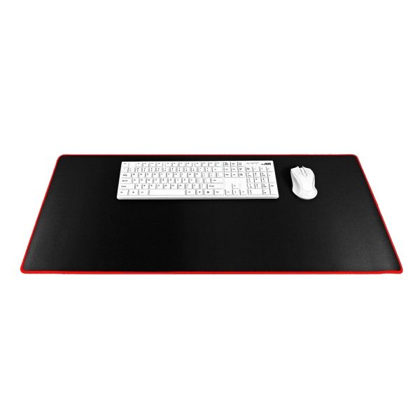 MA6938 Gaming mousepad 700x300x3mm / black/ red stitching