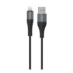 HOC-X38i-BK HOCO - X38 COOL QUICK CHARGE DATA CABLE LIGHTNING 2.4A 1m BLACK