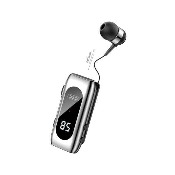 XO-BE37-BK XO - BE37 Earphone Bluetooth Handsfree Retractable Black