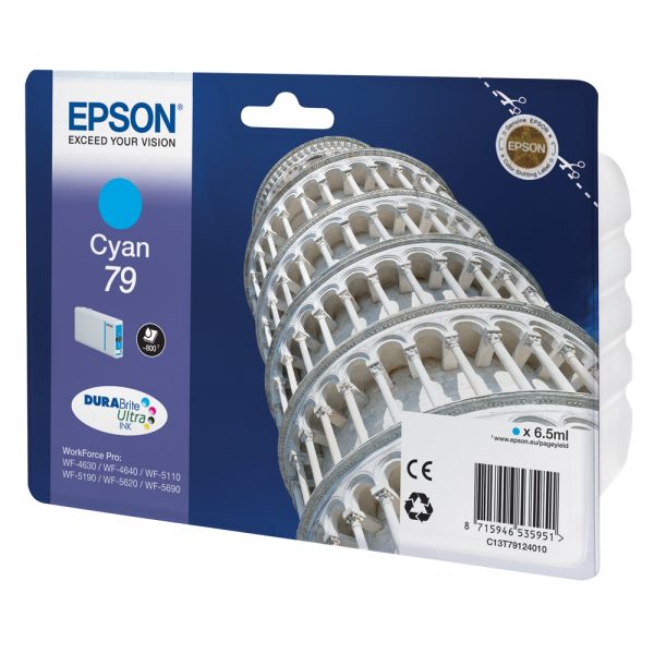 Epson Μελάνι Inkjet Series 79 Cyan (C13T79124010) (EPST791240)