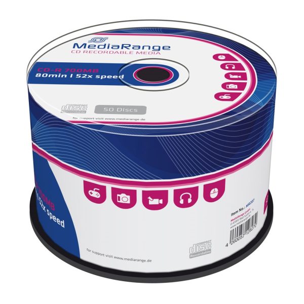 MediaRange CD-R 80' 700MB 52x Cake Box x 50 (MR207)