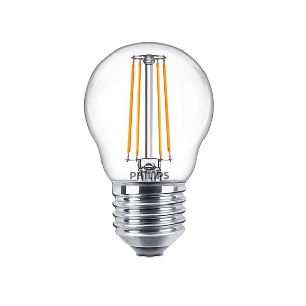 Philips E27 LED Warm White Filament Ball Bulb 4.3W (40W) (LPH02372) (PHILPH02372)