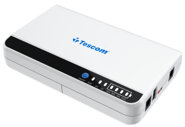 Tescom Line Interactive DC UPS 18W with USB port (UPS.0884) (TSUPS0884)