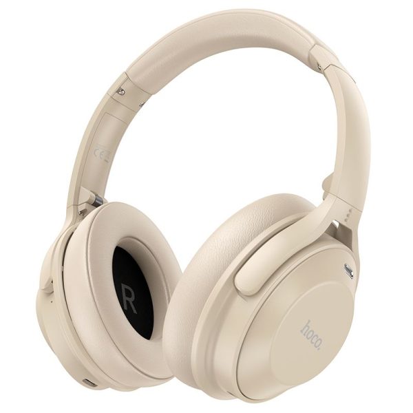HOC-W37-GC HOCO - W37 headset bluetooth Sound Active Noise Reduction ANC gold champagne