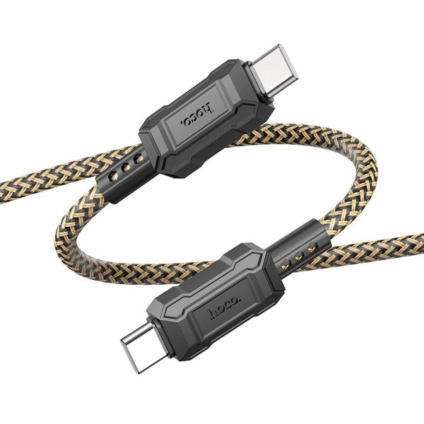 HOC-X94c-GD HOCO - X94 Leader DATA CABLE Type-C To Type-C PD 60W GOLD
