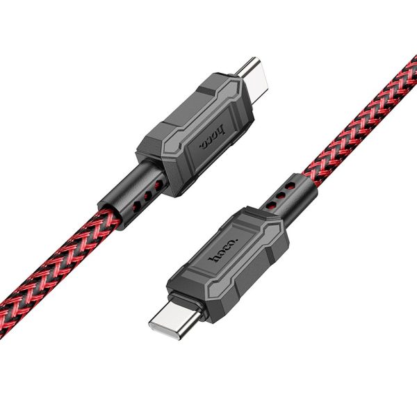 HOC-X94c-R HOCO - X94 Leader DATA CABLE Type-C To Type-C PD 60W RED