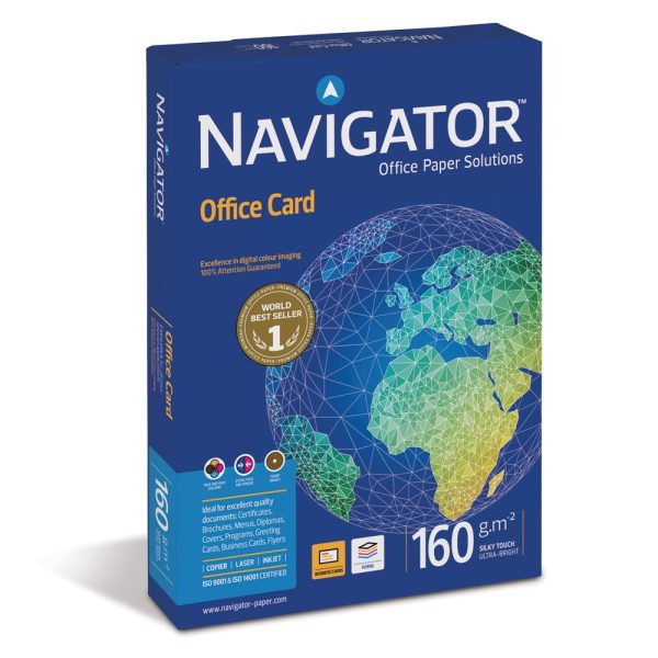 Επαγγελματικό Χαρτί Εκτύπωσης Navigator (Office Card) A4 160g/m² 250 Φύλλα (NVG330968)