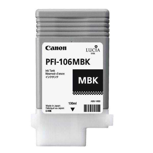 Canon Μελάνι Inkjet PFI-106MBK Matte Black (6620B001) (CANPFI-106MBK)