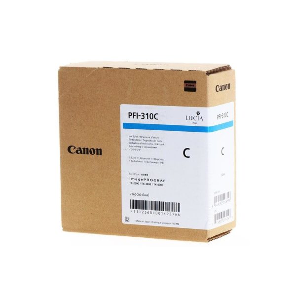 Canon Pigment Μελάνι Inkjet PFI-310 Cyan (2360C001) (CANPFI-310C)