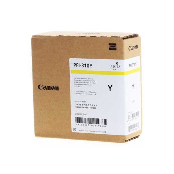 Canon Pigment Μελάνι Inkjet PFI-310 Yellow (2362C001) (CANPFI-310Y)