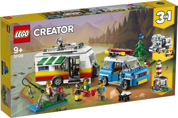 Lego Creator 3-in-1: Caravan Family Holiday για 9+ ετών (31108) (LGO31108)
