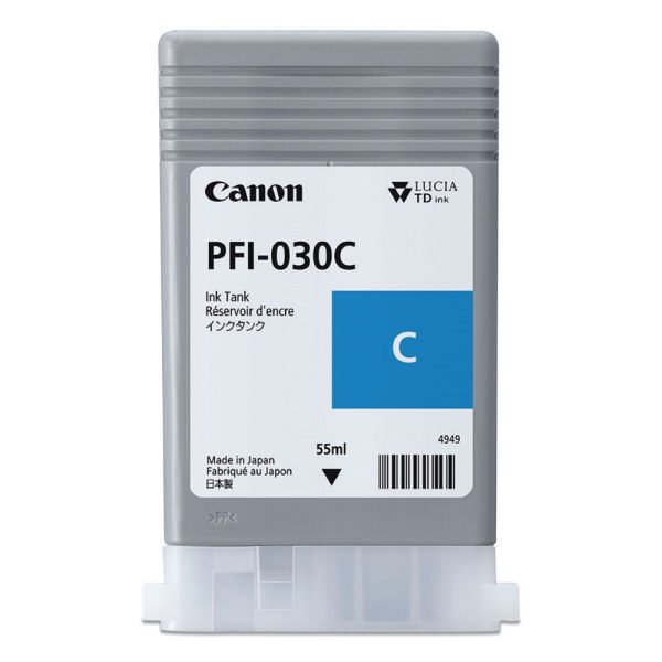 Canon Μελάνι Inkjet PFI-030C Cyan (3490C001) (CANPFI-030C)