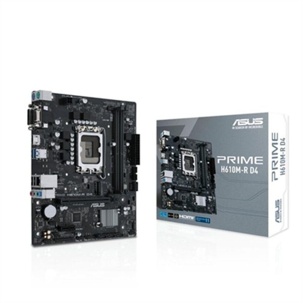 Asus Prime H610M-R D4 Motherboard Micro ATX με Intel 1700 Socket (90MB1B40-M0ECY0) (ASU90MB1B40-M0ECY0)