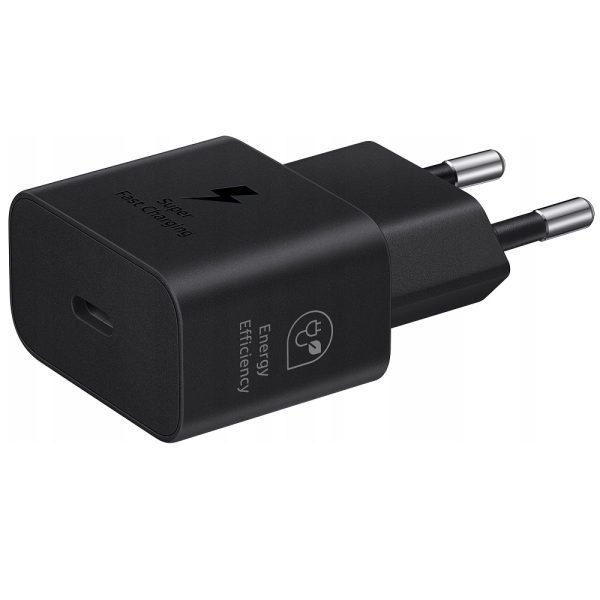 SAM-EPT2510NBE SAMSUNG - ORIGINAL EP-T2510NBE USB-C Fast Travel Charger 25W BLACK BLISTER