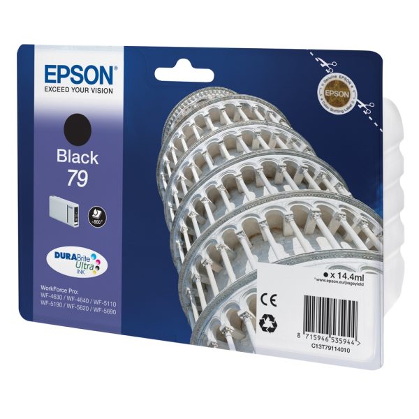 Epson Μελάνι Inkjet Series 79 Black (C13T79114010) (EPST791140)