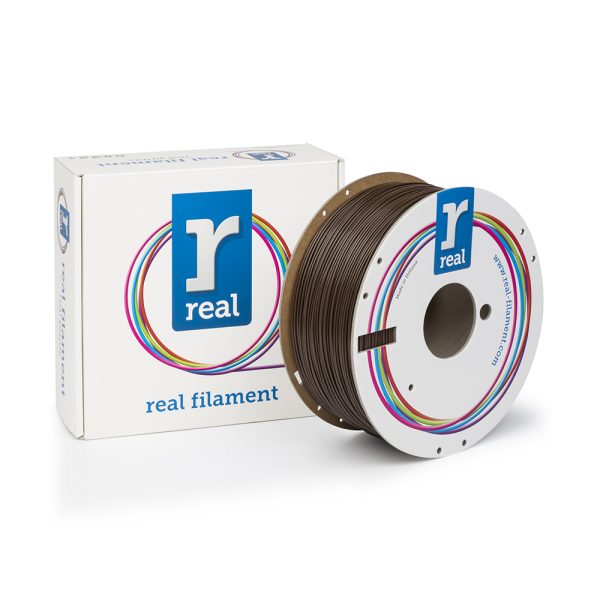 REAL ABS 3D Printer Filament - Brown - spool of 1Kg - 1.75mm (REALABSBROWN1000MM175)