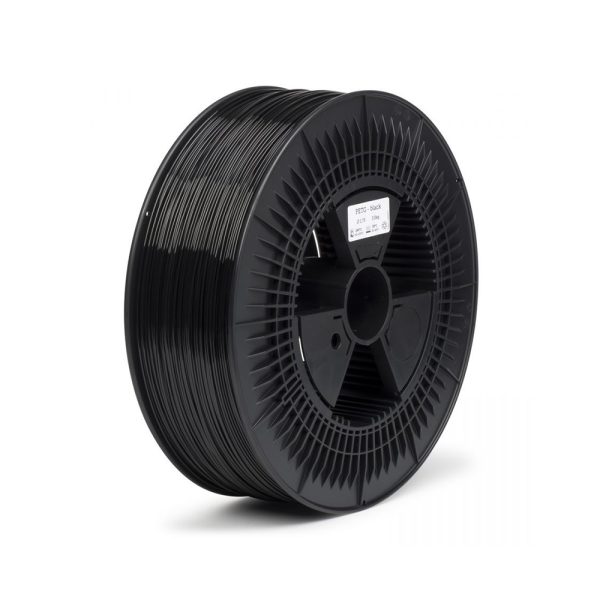 REAL PLA Recycled 3D Printer Filament - Black - spool of 5Kg - 1.75mm (REALPLARBLACK5000MM175)