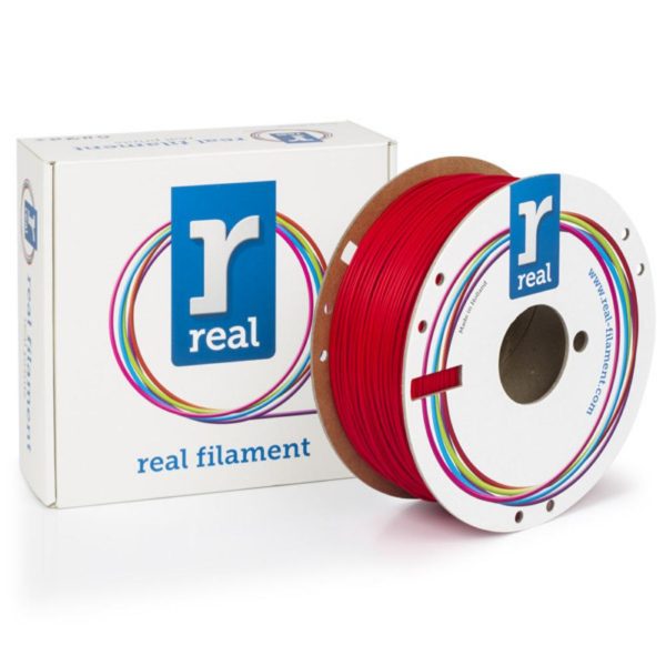 REAL PLA Tough 3D Printer Filament - Red - spool of 1Kg - 1.75mm (REALPLATRED1000MM175)