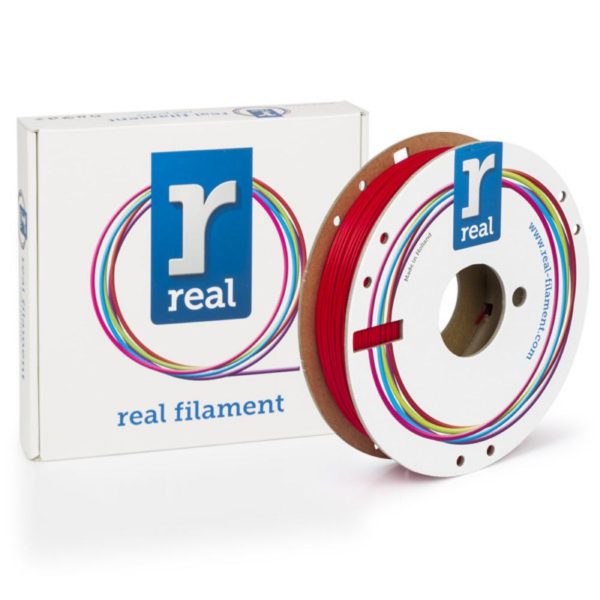 REAL PLA Tough 3D Printer Filament - Red - spool of 0.5Kg - 1.75mm (REALPLATRED500MM175)