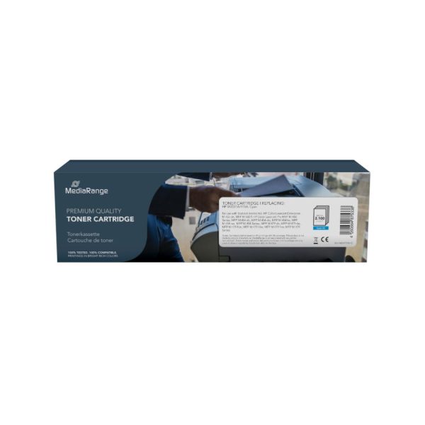 MediaRange Toner Cartridge for printers using HP® W2031A/415A Cyan (MRHPT2031C)
