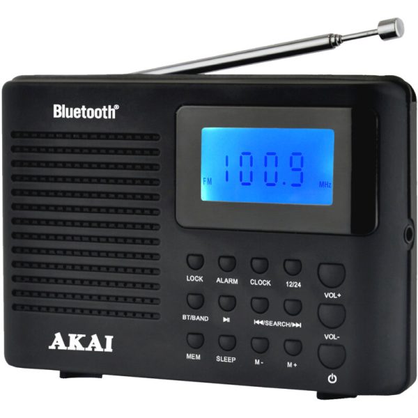 APR-400 Akai APR-400 Φορητό ψηφιακό ραδιόφωνο με Bluetooth και έξοδο ακουστικών
