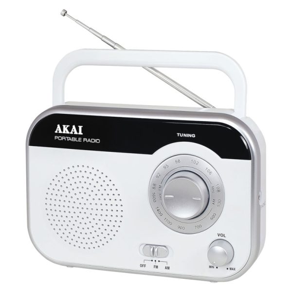 PR003A-410W Akai PR003A-410W Φορητό αναλογικό ραδιόφωνο με είσοδο ακουστικών