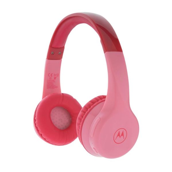 MOT-JR300-P Motorola Moto JR300 PNK Ροζ ασύρματα on ear Bluetooth παιδικά ακουστικά με splitter