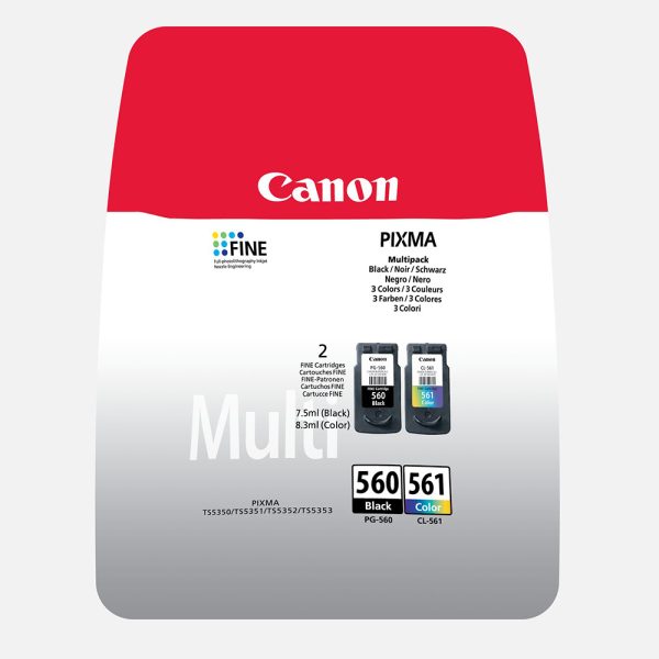 Canon Μελάνι Inkjet PG-560/CL-561 Multipack (3713C006) (CANPG-560MPK)