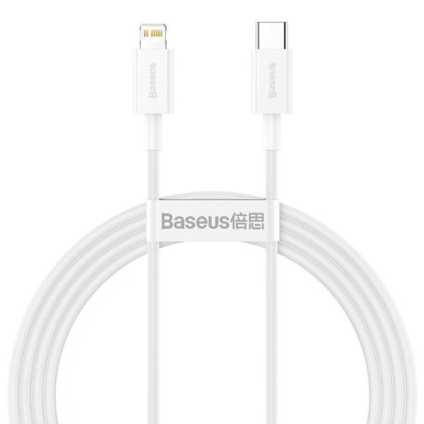 Baseus Superior USB-C to Lightning Cable 20W White 1.5m (CATLYS-B02) (BASCATLYS-B02)