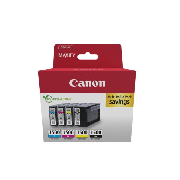 Canon Μελάνι Inkjet PGI-1500 CMYK Multipack (9218B006) (CANPGI-1500MP)