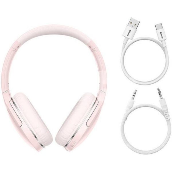 Baseus Wireless headphones Encok D02 PRO (pink) (A00027600413-Z1) (BASA00027600413-Z1)