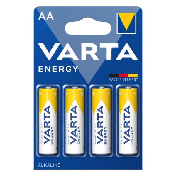 Varta Energy Αλκαλικές Μπαταρίες AA 1.5V 4τμχ (4106) (VART4106)