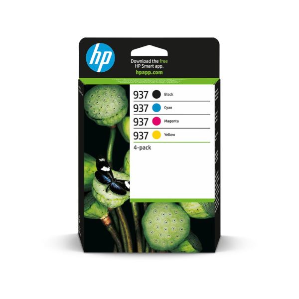 HP Μελάνι Inkjet No.937 CMYK 4-Pack (6C400NE) (HP6C400NE)