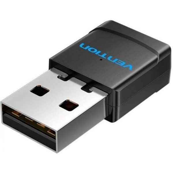 VENTION USB Wi-Fi Dual Band Adapter 2.4G/5G Black ABS Type (KDSB0) (VENKDSB0)