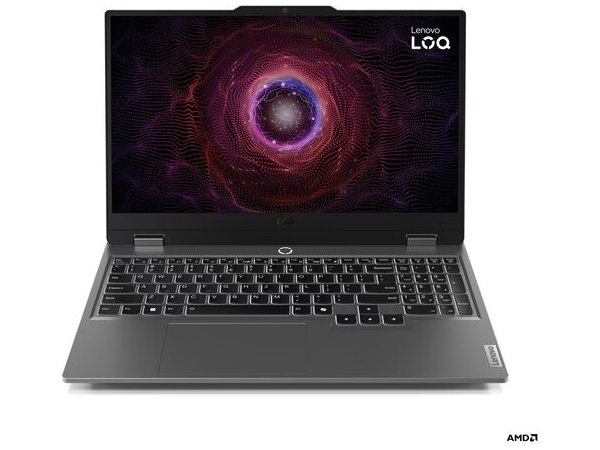 LENOVO Laptop LOQ 15ARP9 15.6'' FHD IPS/R7-7435HS/16GB/512GB SSD/NVIDIA GeForce RTX 4060 8GB/Win 11 Home S/3Y Premium/Luna Grey