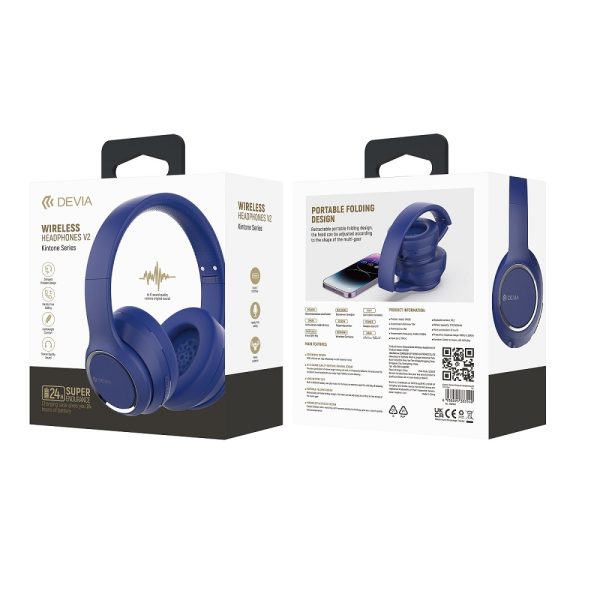 DVBT-383540 DEVIA Kintone series wireless headset Blue