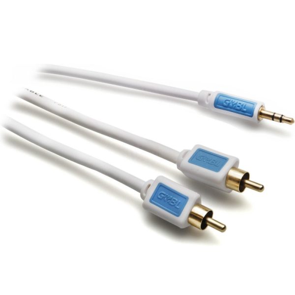 G&BL-067388 G&BL Audio cable JACK 3.5 m - 2 RCA m L.2.5m