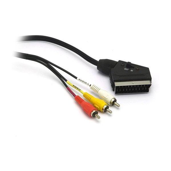 G&BL-002655 G&BL Cable SCART/RCA vid+2xRCA aud L2m
