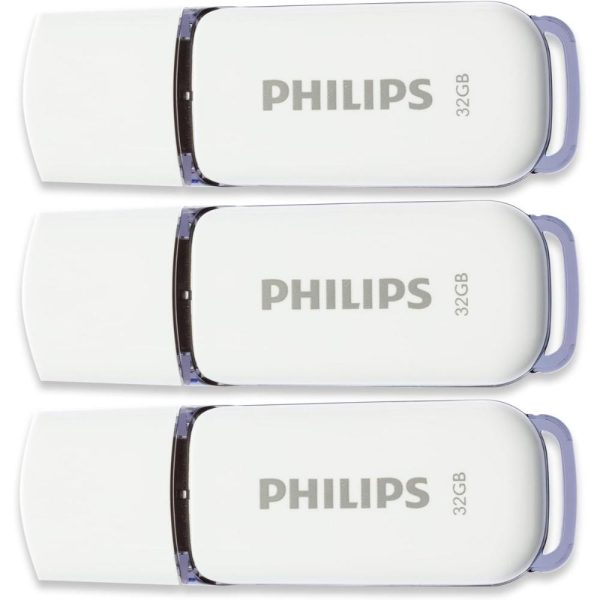 Philips Snow pack 32GB USB 2.0 Stick Λευκό (FM32FD70E/00) (PHIFM32FD70E-00)