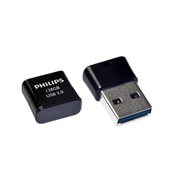 Philips Pico 128GB USB 3.0 Stick Μαύρο (FM12FD90B/00) (PHIFM12FD90B-00)